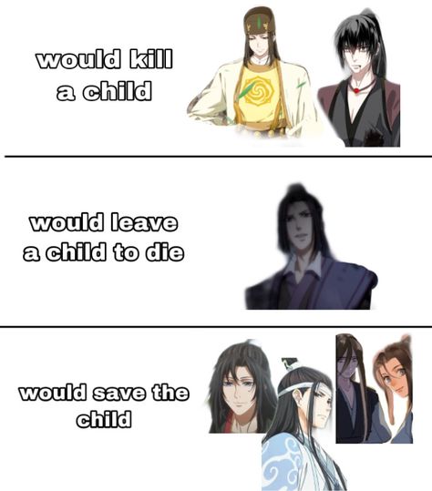 Jiang Cheng X Jin Guangyao, Mo Xuanyu X Jin Guangyao, Wen Ning X Wei Wuxian, Jiang Cheng X Wen Qing, Wei Wuxian X Lan Wangji, Jin Guangyao, Wen Ning, Grandmaster Of Demonic Cultivation, Nothing But Trouble