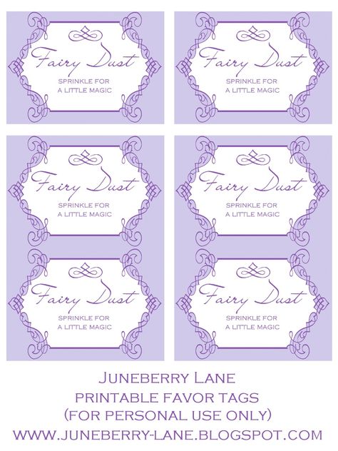 Fairy Dust Multiple Tags Free Pixie Dust Gift Tags, Fairy Theme, Fairy Silhouette, Tinkerbell Party, Free Printable Gift Tags, Free Printable Stickers, Labels Printables Free, Fairy Crafts, Free Gift Tags