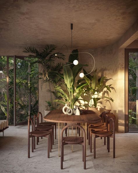 Casa 13🌴 What do you think about this project?🔥 📐 Designed by Jose Manuel Martin Amate @jmmartinamate 📸 casa13mx⠀⠀⠀⠀⠀⠀⠀⠀⠀ Here at… | Instagram Tulum Design, Artistic Kitchen, Store Architecture, Tropical Architecture, Patio Kitchen, Kitchen Dining Living, Flex Room, Garden Bedroom, Modern Tropical