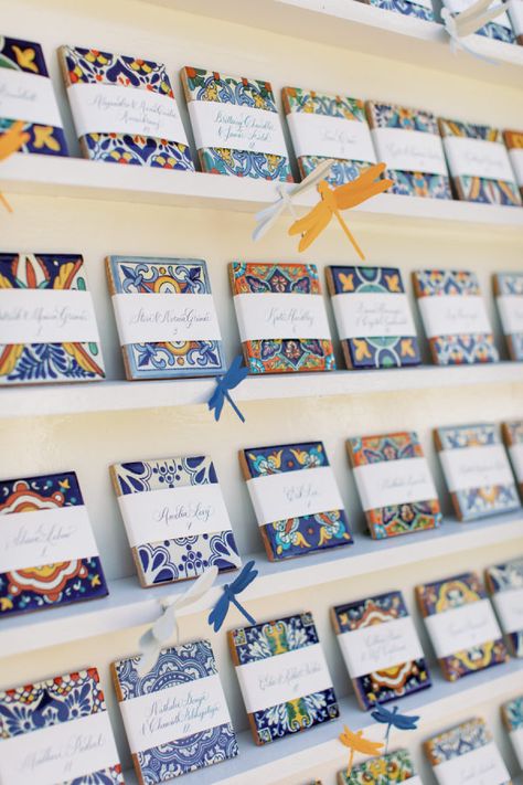 Corporate Event Ideas, Woodside California, Mosaic Wedding, Calligraphy Ideas, Chart Ideas, Burst Of Color, Wedding Gift Registry, Mexican Wedding, Wedding Aesthetic