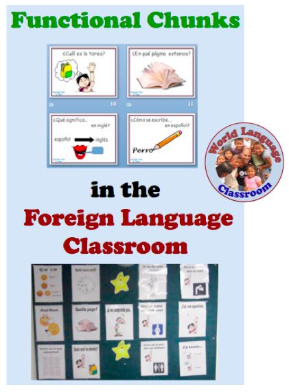 Functional Chunks of Language in Foreign (World) Language (French, Spanish) wlteacher.wordpress.com Functional Language, Foreign Language Classroom, French Classes, World Language Classroom, World Language, French Speaking, Language Functions, Story Sack, French Stuff