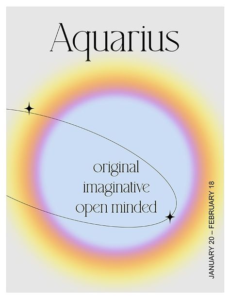 Aquarius Aura Wallpaper, Aquarius Poster Aesthetic, Aquarius Aura, Aquarius Poster, Matching Posters, Zodiac Sign Poster, Aquarius Astrology, Astrology Poster, Etsy Poster