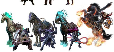 Darksiders Artwork, Darksiders Art, Darksiders Horsemen, Darksiders 3, Geek Movies, Character Actions, Horsemen Of The Apocalypse, Ark Survival Evolved, Art Basics