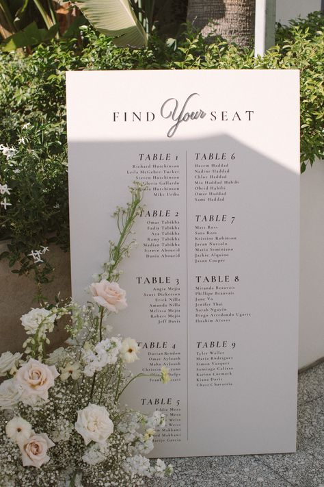 Ceremony Aisle Flowers, Wedding Seating Chart Display, Vip Table, Reception Stage, Unique Seating, Wedding Edit, Find Your Seat, Chart Ideas, Wedding 2025