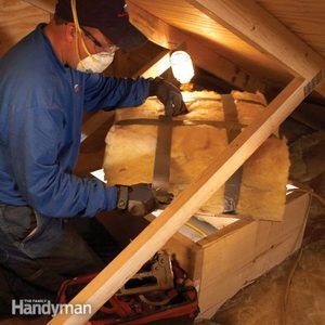 Improve Attic Ventilation: Introduction (DIY) | Family Handyman Insulate Attic, Attic Access Door, Loft Hatch, Attic Door, Attic Decor, Blown In Insulation, Attic Renovation Ideas, House Maintenance, Attic Ideas