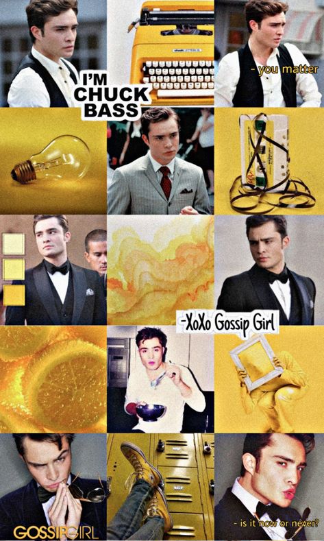 Fondo de Chuck Bass (Gossip Girl) It's Now Or Never, Ed Westwick, Chuck Bass, You Matter, Gossip Girl, Bass, Movie Posters, Film Posters