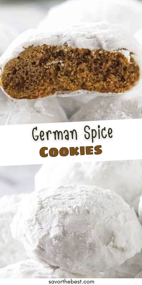 These Pfeffernusse (German spice cookies) are small spice cookies that are sweetened with molasses and brown sugar. Our version has an extra spicy kick from black pepper and a unique flavor from anise and cardamom. You are going to love these cookies! Spicy Cookies Recipes, German Spice Cookies, Cookies With Brown Sugar, Best Homemade Cookies, Pfeffernusse Cookies, Spiced Cookies, Cloves Spice, Best Christmas Desserts, Brown Sugar Cookies