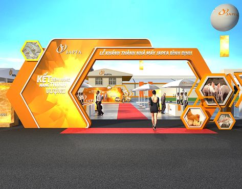 SON PHAN on Behance Event Entrance Design, Event Entrance Arch Design, Event Entrance Arch, Arch Gate, Entrance Arch, Event Booth Design, Exhibition Display Design, Photo Booth Design, Event Entrance