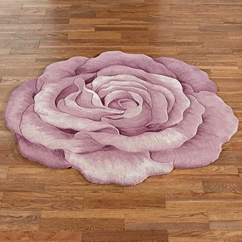 AmazonSmile: Nourison Claire Bloom Rose Flower Shaped Rug Lavender: Furniture & Decor Claire Bloom, Shaped Rug, Flower Rug, Open Rose, Lavender Roses, Purple Rug, Touch Of Class, Flower Images, Blooming Flowers