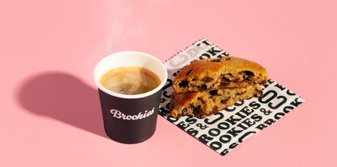 Brookies Cookies & Co. on Behance Brookies Cookies, Golden Cookie, Cookies Branding, Co Branding, Bread Shop, Restaurant Branding Design, Restaurant Branding, Cookies And Cream, Food Design