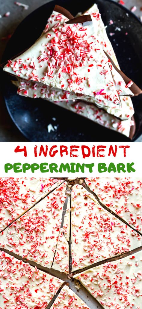 Easy Peppermint Bark Recipe, Easy Peppermint Bark, Peppermint Bark Recipe, No Bake Christmas, Peppermint Bark Recipes, Bake Christmas, Chocolate Peppermint Bark, Cookie Exchange Recipes, Peppermint Extract