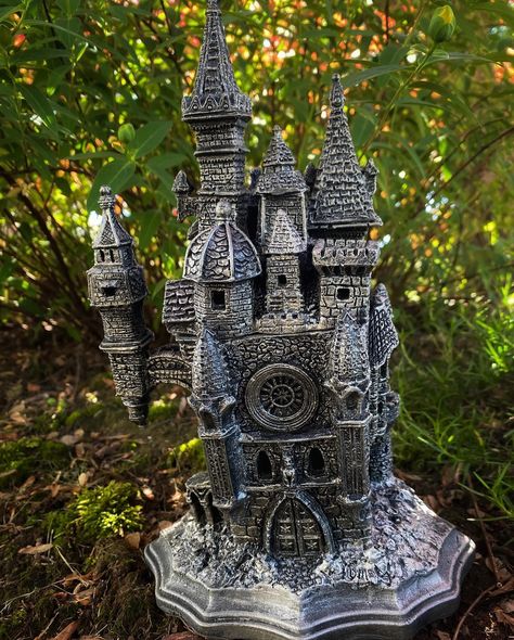 Dracula’s Castle, with LED tea light #dellamorte #etsyseller #draculascastle #dracula #vampirecastle #castlevania #dellamorteco #gothicdecor #fantasyart #medievalcastle #dungeonsanddragons Castlevania Dracula Castle, Castlevania Dracula, Vampire Castle, Dracula Castle, Minecraft Inspiration, Gothic Decor, Medieval Castle, Dracula, Dungeons And Dragons