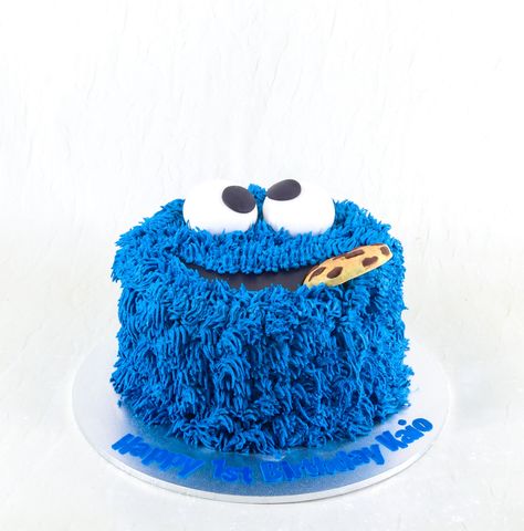 Me want cookie... cake! Indulging in sweet monster cravings with this delightful creation. 🍪🎂 #CookieMonsterCake #NomNomNom Cookie Monster 1st Birthday, 1st Birthday Smash Cake, Cookie Monster Cake, Birthday Smash Cake, Childrens Birthday Cakes, Smash Cake, Cookie Cake, Cookie Monster, Birthday Cakes