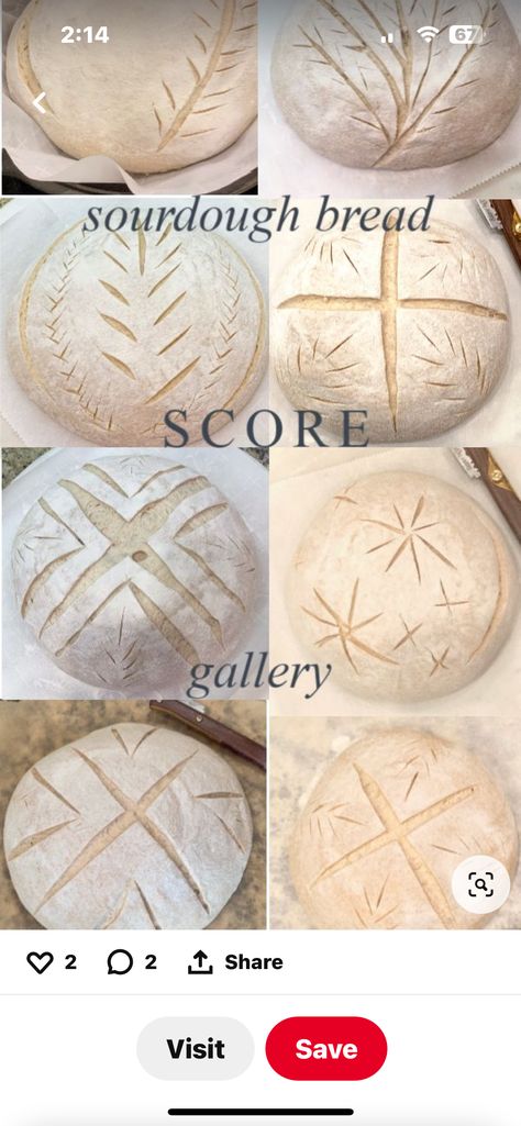 Scoring Sourdough Bread, Sourdough Score, Scoring Sourdough, Sourdough Scoring, Score Designs, Simple Sourdough, Recipe Using Sourdough Starter, Bread Scoring, Dough Starter