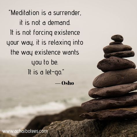 “Meditation is a surrender, it is not a demand. It is not forcing existence your way, it is relaxing into the way existence wants you to be. It is a let-go.”― #OSHO   #meditation #yoga #yogainspiration #leagueofinspirationalwomen #achaibowomen #achaibotees Osho Meditation, Life Coach Quotes, Osho Quotes, Awakening Quotes, Spiritual Artwork, Meditation Yoga, Beautiful Mind, Life Balance, Yoga Inspiration