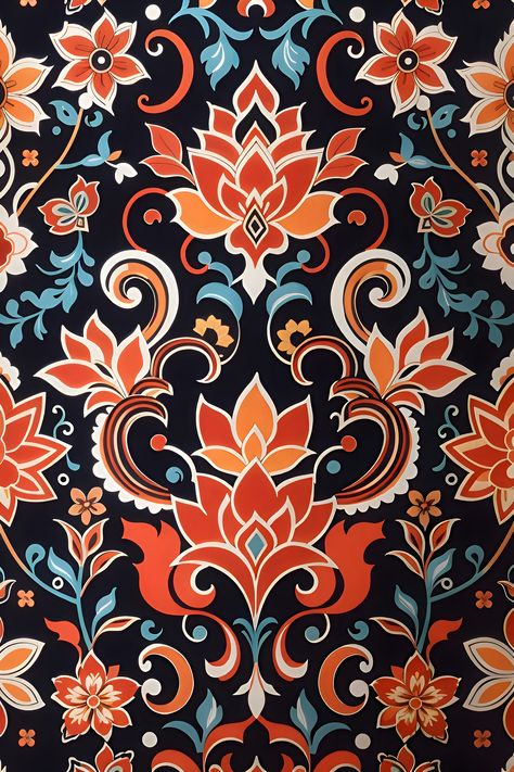 Cultural Patterns Indian, South Asian Patterns, Asian Design Pattern, Southeast Asian Art, Cultural Patterns, Traditional Textiles, Ethnic Pattern Design, Asian Textiles, Asian Fabric