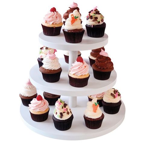 Food Risers, Fresh Appetizers, Unfrosted Cake, 3 Tier Cupcake Stand, Cupcake Tiers Stand, Fall Cupcakes, Cake Trends, Display Stands