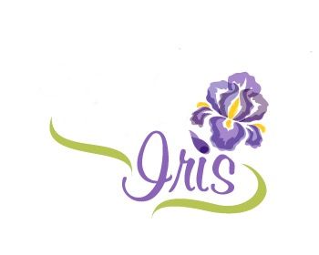 Iris Name Aesthetic, Iris Symbol, Iris Logo Design, Iris Name, Iris Flowers Embroidery, Iris Core, Iris Logo, Iris Flower Cross Stitch Pattern, Boutique Names