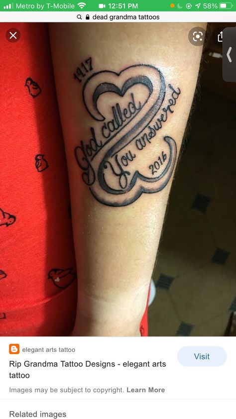 Grandmother Tattoo, Rip Tattoos For Mom, Memory Tattoos, Grandma Tattoos, In Loving Memory Tattoos, Rip Tattoo, Remembrance Tattoos, Tattoo For Son