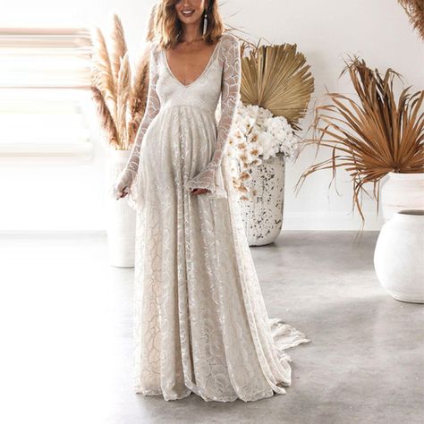 Long Sleeve Open Back Dress, Pregnant Wedding Dress, Dress Maternity, Long Sleeve Evening Dresses, Long Sleeve Gown, Open Back Dress, Open Back Dresses, Maxi Dress Evening, Dress Silhouette