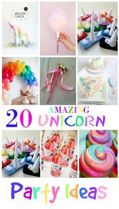 20 Amazing Unicorn Birthday Party Ideas for Kids | It's not easy coming up with unique birthday party ideas, but with so many great crafts, cakes and Invitations out there to make your Rainbow come to life then look no further because these are totally awesome. Unicorn Party Ideas, Party Ideas For Girls, Unique Birthday Party Ideas, Pyjamas Party, Rainbow Unicorn Party, Star Wars Birthday Party, Paw Patrol Birthday Party, Lego Birthday, Paw Patrol Birthday