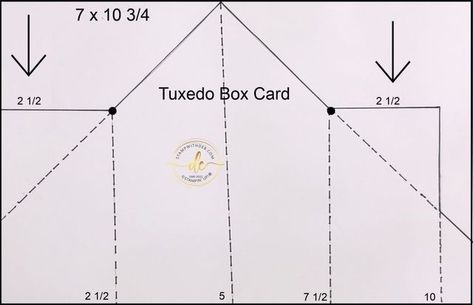 TUXEDO BOX CARD Tuxedo Box Card Tutorial, Popup Cards Tutorial, Tuxedo Card, Box Cards Tutorial, Fancy Fold Card Tutorials, Card Making Templates, Interactive Cards, Fold Cards, Fancy Fold Cards