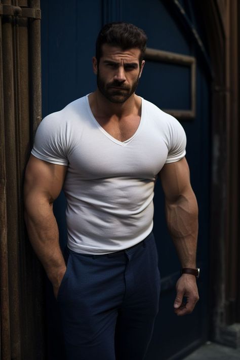 Evil Superman, Muscle Man, Man About Town, Beard Life, Boy Models, Country Men, Men's Muscle, Body Builder, Workout Aesthetic