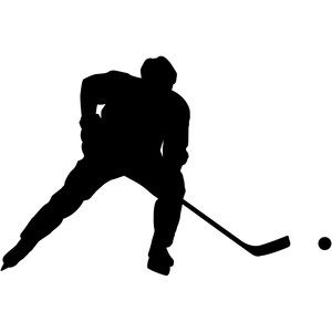 Silhouette Design Store - Search Designs : Hockey Silhouette America, Hockey Player, Silhouette Design Store, Silhouette Files, Printable Patterns, Hockey Players, Art Plastique, Silhouette Design, Cut Design