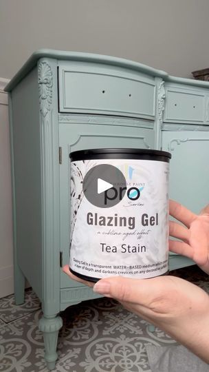 My #1, most favorite technique is glazing. I love brushing it right into the paint (no sealing beforehand) to deepen the paint color and create an aged finish. This product is the Glazing Gel in Tea Stain by @farmhousepaint. It is water-based and so easy to use. It also comes in a dark gray (Asphaltum) or clear glaze to mix in your own paint color to create a custom glaze. Paint color is: French Blue by Farmhouse Paint 🎨 Save 10% off your Farmhouse Paint purchase for the month of January with code “raven10” at check out! Link in profile. #refinishedfurniture #paintedfurniture #glazedfurniture #glazingtechnique #diycrafts #diyfurnituremakeovers #diypaintedfurniture #diydecor #hgtv #furnitureflip #farmhousepaint #interiordesign #painting #painter #frenchprovincial #frenchcountry #far Blue Kitchen Paint, French Blue Paint, Farmhouse Paint, Glazing Techniques, Glaze Paint, Tea Stains, Painting Furniture Diy, Trash To Treasure, Creative Painting