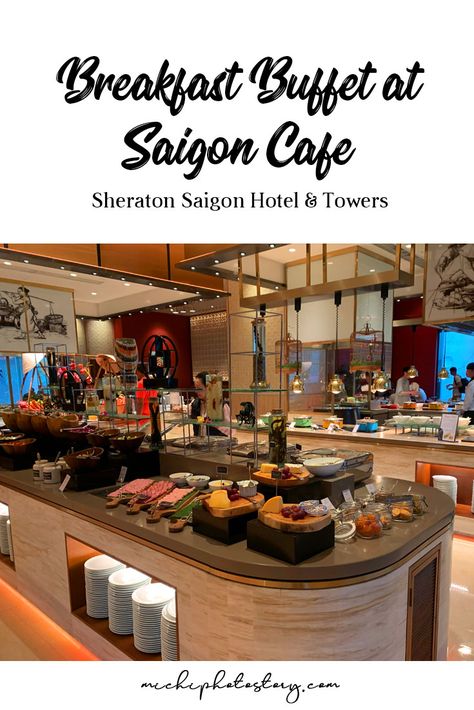 The room package includes Breakfast Buffet at Saigon Cafe, this all day dining restaurant offers buffet or ala carte meals for breakfast, lunch and dinner. They serve international and local cuisines like crab stick, fish cake or noodle.   Breakfast Buffet breakfast, fee from 560000.00 VND Continental breakfast, fee from 400000.00 VND Full American breakfast, fee from 530000.00 VND  #buffet #hotelbuffet #travelandeat #foodbloggerph #hotelfoods #restaurant #breakfast #foodlover #foodadventure Noodle Breakfast, Full American Breakfast, All Day Dining Restaurant, Continental Breakfast Buffet, Meals For Breakfast, Boutique Patisserie, Restaurant Breakfast, Hotel Buffet, Buffet Party