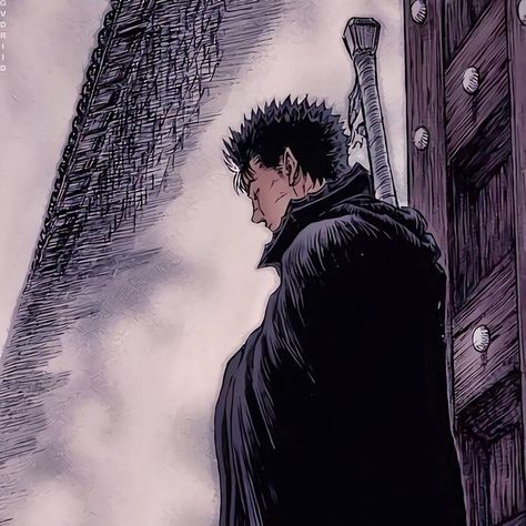 Guts Pfp, Guts Icon, Vinland Saga Manga, Pfp Manga, App Anime, Body Pose Drawing, Shadow Art, Wibbly Wobbly Timey Wimey Stuff, Cool Anime Wallpapers