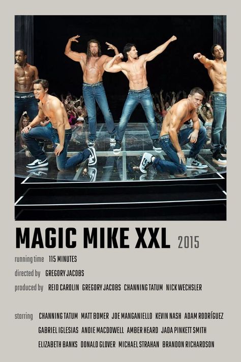 Magic Mike XXL Movie Poster Magic Mike Poster, Magic Mike Movie, Adam Rodriguez, Gabriel Iglesias, Magic Mike Xxl, Mike Movie, Michael Strahan, Magic Mike, Elizabeth Banks