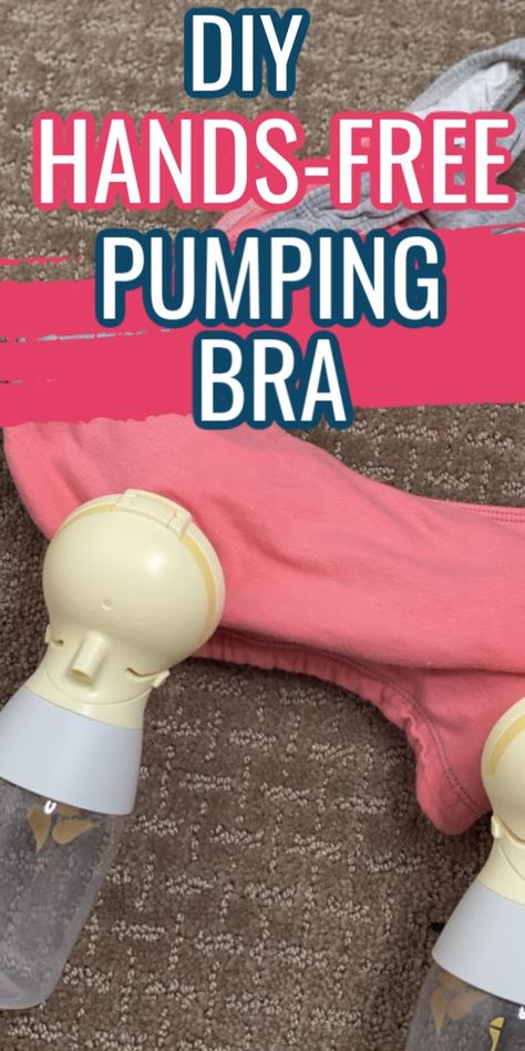 Pumping Bra Hack, Diy Pumping Bras, Pumping Bra Diy, Diy Nursing Bras, Pumping Bra, Hands Free Pumping Bra, Bra Sewing Pattern, Hands Free Pumping, Diy Bra