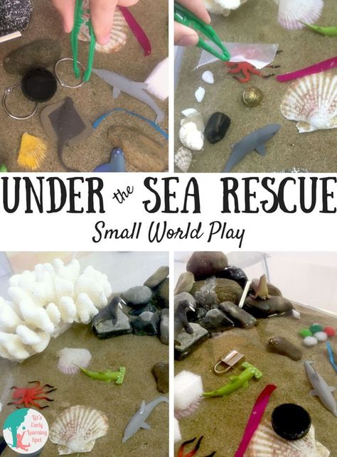 Kids love rescuing animals and here's a great opportunity for them to help and learn! Pollution Activities, Learning Animals, Environment Activities, Rescuing Animals, Snail And The Whale, Under The Sea Crafts, Recycling Activities, Animals Rescue, Sea Activities