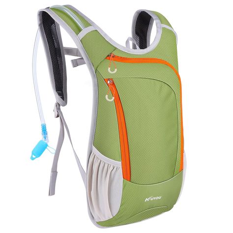 Hydration Pack,Hydration Backpack with 2L Hydration Bladder Lightweight Insulation Water Pack for Running Hiking Riding Campi Backpack Designs, Green Sports, Hydration Backpack, Reflective Vest, Hydration Pack, Fits Men, Unique Bags, Designs Ideas, Designer Backpacks