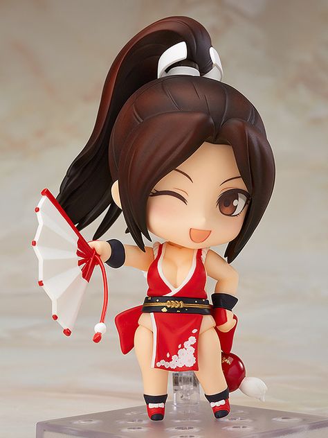 The King of Fighters XIV - Shiranui Mai - Nendoroid (Good Smile Company) Nendoroid Figures, Mai King Of Fighters, Shiranui Mai, Capcom Vs Snk, Diamond Comics, Nendoroid Anime, The King Of Fighters, Doll Faces, Tokyo Otaku Mode