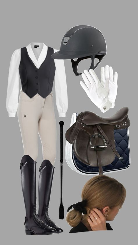 Outfit Ideas For Horse Riding, Horse Competition Outfit, Reit Outfits, Equestrian Costume, Horse Riding Outfit Equestrian Fashion, Outfits Horse Riding, Horse Riding Outfits, Equestrian School, Horse Riding Outfit Women