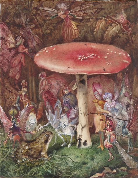 Richard Dadd Fairies Mythology, Richard Dadd, The Intruders, Fairy Paintings, Hieronymus Bosch, Nature Spirits, Vintage Fairies, Literature Art, Fairy Art