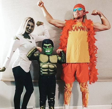 Hulk Kids, Hulk Hulk, Hulk Hogan, Family Costumes, Family Halloween Costumes, Halloween 2020, Incredible Hulk, Hulk, Halloween Costumes