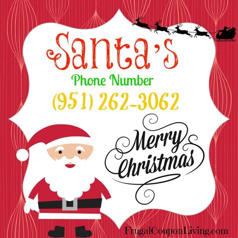 Call this FREE Phone Number for Santa. FREE Pinterest image so you don't loose it for the holiday and Christmas season. Detail on Frugal Coupon Living. Number For Kids, Santa Phone, Homemade Advent Calendars, Cute Message, Traditions To Start, Holiday Birthday, Christmas Activities, Christmas Season, Thanksgiving Christmas