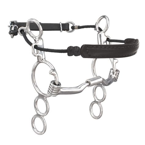 PRICES MAY VARY. Myler 3-Ring Combo Low Port Comfort Snaffle Bit Stainless Steel 6" 3-Ring Combination Bit, MB 04 Low Port Comfort Snaffle, Level 2 The MB 04 is similar to the MB 02 in that it will rotate on the tongue and apply tongue pressure, however, it has a small (1/4") port that introduces some tongue relief to the horse. The port allows the horse to swallow and move his tongue when he is moving forward and relaxed, which acts as a release or reward. The mouthpiece is curved, and it wraps Snaffle Bit, Western Store, Three Rings, Horse Bits, Big Rings, Horse Tack, Horse Rider, Infinity Bracelet, Track Lighting