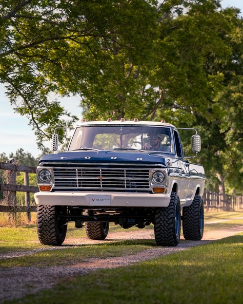 Bringing classic legends back to life, one detail at a time. #builtbyvelocity #drivetastefully #bespoke #fordf250 #carculture #classicdriver #blacklist #bumpside #highboy Old Ford Trucks For Sale, Old Chevy Trucks, Classic Trucks For Sale, Old Ford Truck, American Pickup Trucks, Chevy Apache, Country Trucks, Dream Trucks, Vintage Pickup Trucks