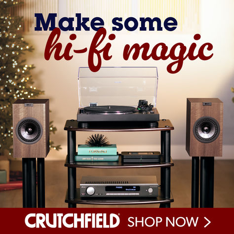 Shop Crutchfield for quality turntables and other stereo gear Stereo Equipment, Audio Components, How To Organize, Tech Support, Turntable, Theater, Audio