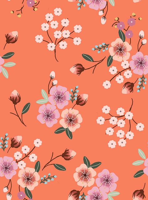 . Patterns Floral, Flowers Background, Gift Wrapper, Trendy Flowers, Flower Background Wallpaper, Print Inspiration, Background Illustration, Floral Illustrations, Flower Backgrounds