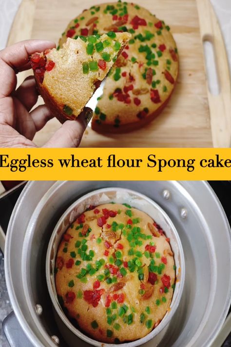 Eggless cake recipe | atta cake recipe | atta cake Cake Recipes Without Eggs, Eggless Cake Recipe, Eggless Cake, Wheat Flour, Cake Recipe, Hummus, Wheat, Cake Recipes, Egg