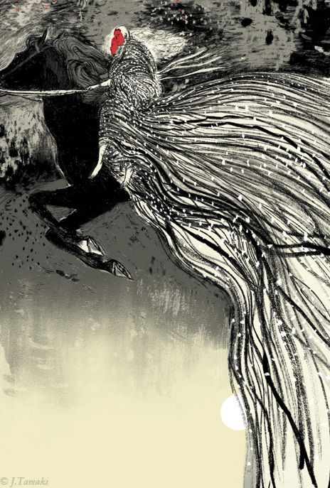 Brain Pickings ... Stunning Illustrations for Irish Myths and Legends Irish Myths, Jillian Tamaki, Asia Culture, Brain Pickings, East Of The Sun, Irish Mythology, Myths And Legends, Fairytale Illustration, Fantasy Illustration