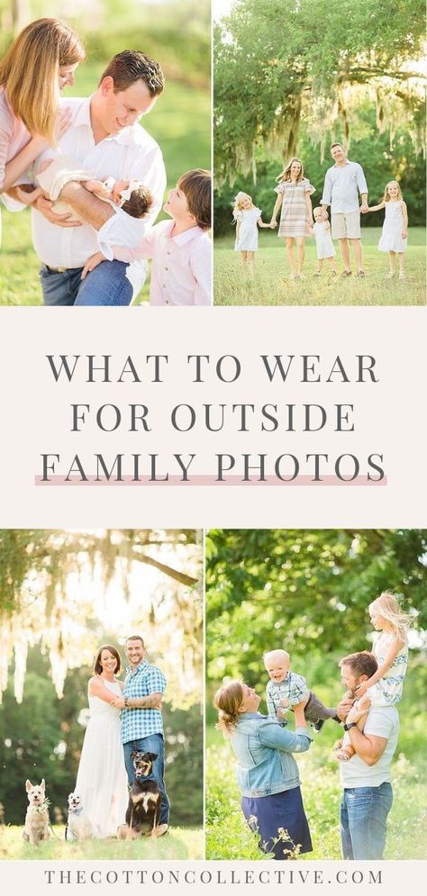 What to Wear for Family Photos | Houston Family Photographer - The Cotton Collective | houston family photography & photographers | houston family photographer children | natural light houston family photographer | family pictures poses | family pictures outfit ideas | color schemes | color ideas | outdoor | with baby | with toddler | with older kids | family photos outfits | winter | spring | fall | family photo ideas | family photography | #familypictures #houstonphotographer #familyphotos Outside Family Photos, Family Photos Outfits, Family Photo Outfits Winter, Spring Family Pictures, Family Photos What To Wear, Summer Family Pictures, Family Photo Colors, Autumn Family Photography, Family Photos With Baby