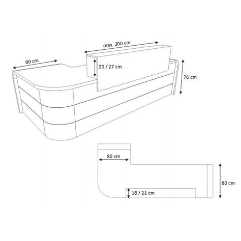 Reception Desk Drawing, Reception Desk Height, Reception Desk Dimensions, Reception Counter Design, Office Layout Plan, Small Office Design Interior, Dental Office Design Interiors, Bakery Design Interior, Retail Store Interior Design