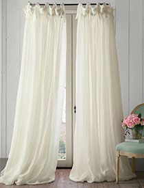 Balloon Drapery Panel - Drapery Panel | Soft Surroundings Balloon Drapery, Soft Surroundings Bedding, Curved Curtain Rods, Linen Drapery Panels, Balloon Curtains, Curtain Hanging, Linen Drapery, French Country Living Room, Linen Drapes