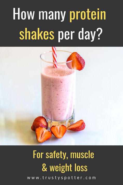 How many protein shakes should you drink in a day for weight loss, bulking, or diets? There's really no set limit, but I break through exactly how you can figure out how much protein powder shakes you need. How Many Protein Shakes A Day, Protein Powder Benefits For Women, Protein Shake Diet Plan For Women, Pure Protein Recipes Shakes, Boost Protein Drink, When To Drink Protein Shakes, Protein Shake Diet Plan, Protein Shake Brands, Shake Diet Plan